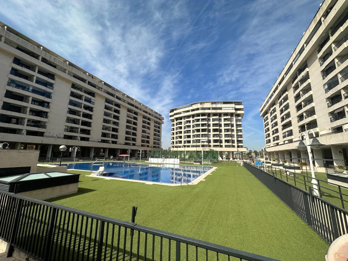 Sunny Patacona Seaview Apartment Valencia Ngoại thất bức ảnh